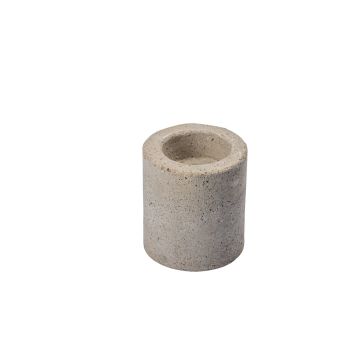 Kerzenständer JUANJO in Betonoptik, für Teelichter und Stabkerzen, betongrau, 6,5cm, Ø6cm Kerzenständer JUANJO in Betonoptik, für Teelichter und Stabkerzen, betongrau, 6,5cm, Ø6cm