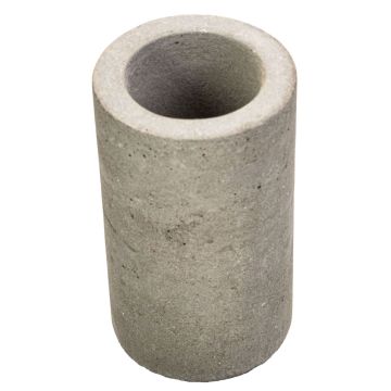 Kerzenständer JUANJO in Betonoptik, für Teelichter und Stabkerzen, betongrau, 10cm, Ø6cm Kerzenständer JUANJO in Betonoptik, für Teelichter und Stabkerzen, betongrau, 10cm, Ø6cm