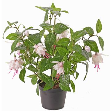 Künstliche Fuchsie THAYNARA, zartrosa, 30cm, Ø5cm