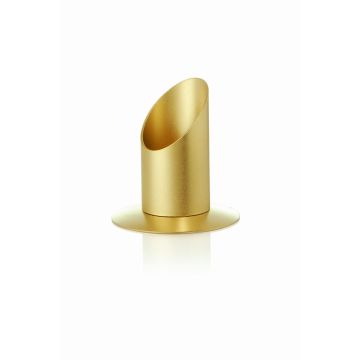 Metall Kerzenständer RIANNON, für Kerzen bis ca. Ø4cm, gold, 9,5cm, Ø8,3cm Metall Kerzenständer RIANNON, für Kerzen bis ca. Ø4cm, gold, 9,5cm, Ø8,3cm