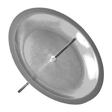 Metall Kerzenstecker KRISTOFFER für Adventskranz, für Kerzen ca. Ø5cm, silber, 8cm, Ø12cm Metall Kerzenstecker KRISTOFFER für Adventskranz, für Kerzen ca. Ø5cm, silber, 8cm, Ø12cm