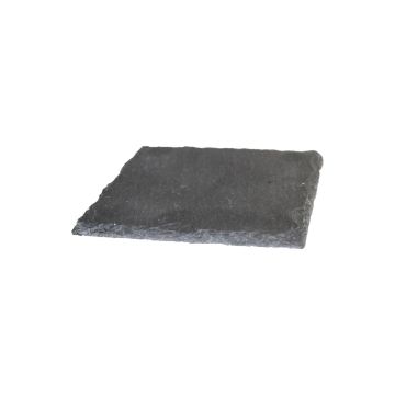 Eckiger Schiefer Untersetzer MARIANO, anthrazit, 12x12cm Eckiger Schiefer Untersetzer MARIANO, anthrazit, 12x12cm