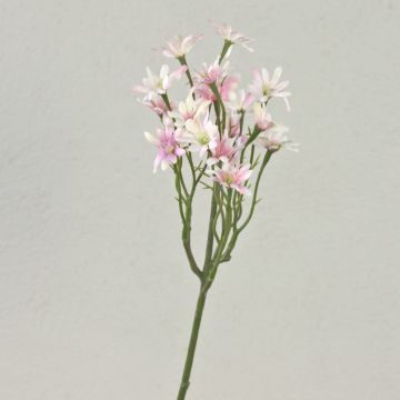Kunstblume Strandaster NAMINA, weiß-rosa, 45cm, Ø3-4cm