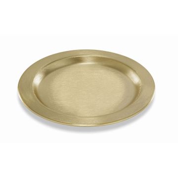 Runder Kerzenteller GREGORIA aus Metall, für Kerzen Ø7-8cm gold, Ø11,5cm Runder Kerzenteller GREGORIA aus Metall, für Kerzen Ø7-8cm gold, Ø11,5cm