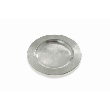 Runder Kerzenteller GREGORIA aus Metall, für Kerzen Ø8-10cm silber, Ø14cm Runder Kerzenteller GREGORIA aus Metall, für Kerzen Ø8-10cm silber, Ø14cm
