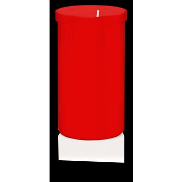 Grabkerze REBECA, rot-weiß, 10cm, Ø5,9cm, 50h Grabkerze REBECA, rot-weiß, 10cm, Ø5,9cm, 50h