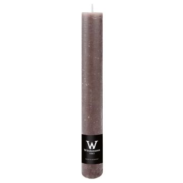 Stabkerze AURORA, beige, 20cm, Ø3,5cm, 23h - Made in Germany