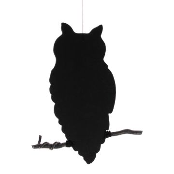 Halloween Dekoration Silhouette Eule SPOOKY OWL, schwarz, 62cm Halloween Dekoration Silhouette Eule SPOOKY OWL, schwarz, 62cm