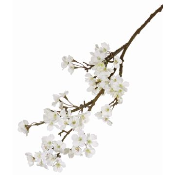 Deko Apfelblütenzweig LINDJA mit Blüten, weiß, 105cm