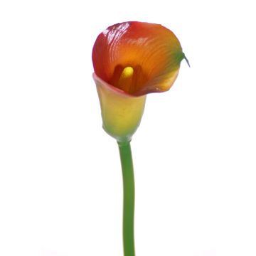 Kunstblume Calla CHIDORA, orange-rot, 55cm, 4,5x5,5cm