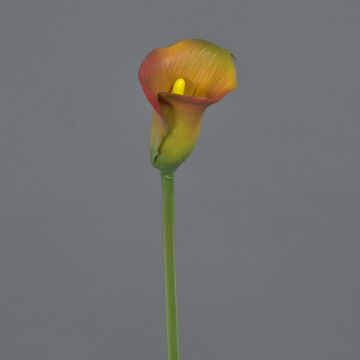 Kunstblume Calla CHIDORA, orange-rot, 55cm, 4,5x5,5cm