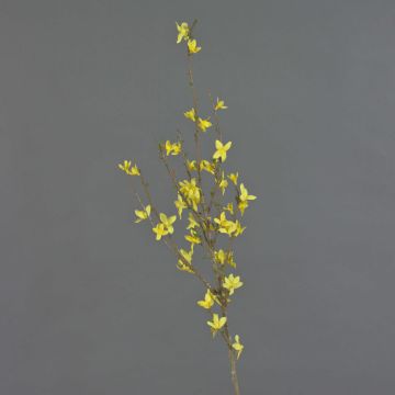 Künstlicher Forsythien Zweig IHRANI mit Blüten, gelb, 90cm, Ø1,5-4cm