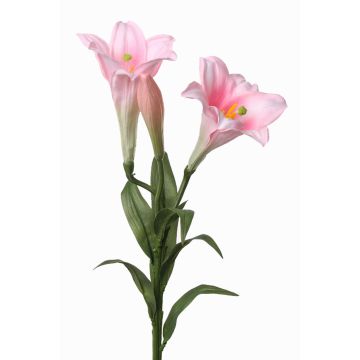 Kunstblumenzweig Oster-Lilie ERISA, rosa, 75cm, Ø8-11cm