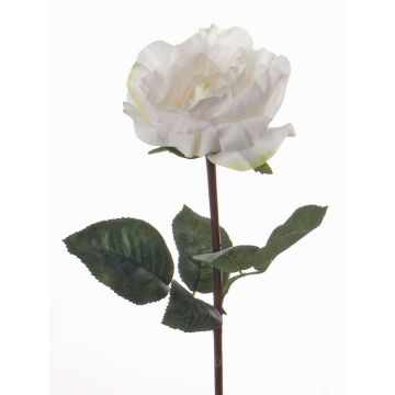 Rose künstlich JESSY, creme, 35cm, Ø11cm