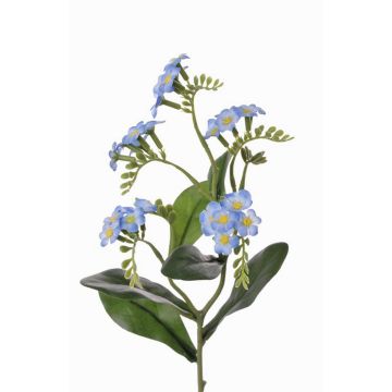 Künstlicher Zweig Vergissmeinnicht ESTHER, blau, 35cm, Ø1,5cm