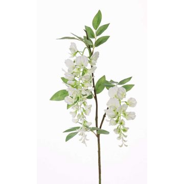 Künstlicher Blauregen Zweig NEZUMI mit Blüten, weiß, 105cm Künstlicher Blauregen Zweig NEZUMI mit Blüten, weiß, 105cm