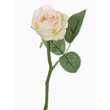 Kunstblume Rose GABI, creme-rosa, 30cm, Ø6cm Kunstblume Rose GABI, creme-rosa, 30cm, Ø6cm