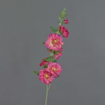 Künstliche Stockrose ILJANA, pink, 85cm, Ø3-8cm