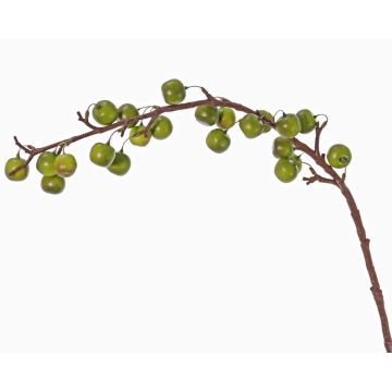 Apfelbaum Deko Zweig BORIAN mit Früchten, grün, 95cm Apfelbaum Deko Zweig BORIAN mit Früchten, grün, 95cm