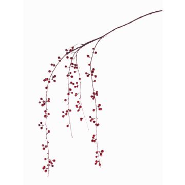 Kunstpflanze Schneebeeren Zweig ATOS mit Beeren, rot, 120cm