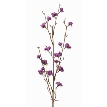 Liebesperlenstrauch Zweig künstlich LARINA mit Beeren, violett, 70cm