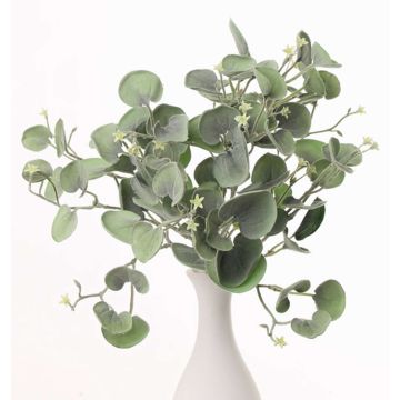 Künstlicher Silberregen Hänger RONAS, Blüten, Steckstab, grün, 25cm