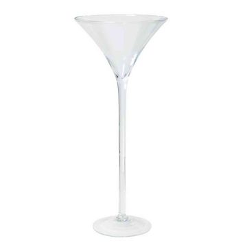 Großes Cocktailglas mit Fuß SACHA OCEAN , klar, 70cm, Ø30cm Großes Cocktailglas mit Fuß SACHA OCEAN , klar, 70cm, Ø30cm