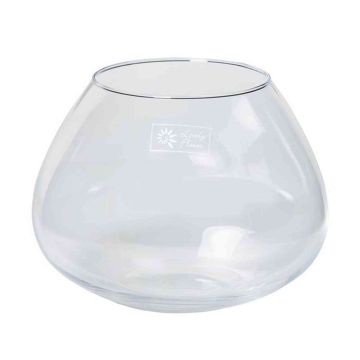 Dekoglas Rund Bauchig JOY, transparent, 16,5cm, Ø22cm Dekoglas Rund Bauchig JOY, transparent, 16,5cm, Ø22cm