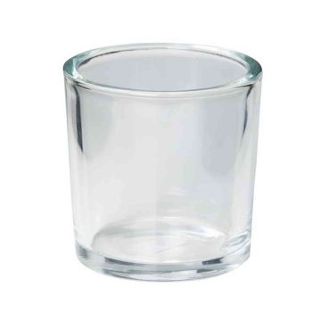 Pflanzgef&auml;&szlig; aus Glas JOHN OCEAN, transparent, 14cm, &Oslash;14cm
