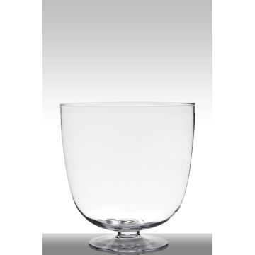 Obstschale mit Standfuß SHIRLEY aus Glas, klar, 38cm, Ø36cm Obstschale mit Standfuß SHIRLEY aus Glas, klar, 38cm, Ø36cm