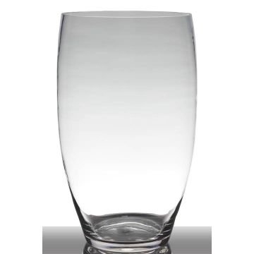 Glas-Vase HENRY, rund bauchig, klar, 46cm, Ø26cm Glas-Vase HENRY, rund bauchig, klar, 46cm, Ø26cm
