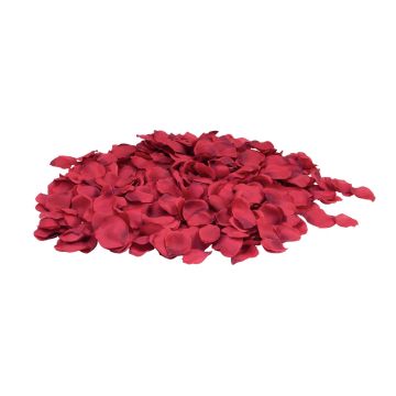 Textil Rosenblätter MEGGIE, 500 Stück, rot, 4x4cm