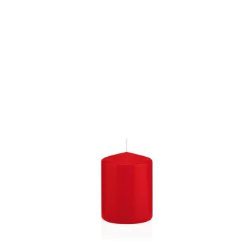 Laternenkerze MAEVA, Stumpen, rot, 8cm, Ø6cm, 29h - Made in Germany Laternenkerze MAEVA, Stumpen, rot, 8cm, Ø6cm, 29h - Made in Germany
