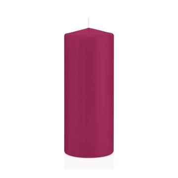 Laternenkerze MAEVA, Stumpen, magenta, 20cm, Ø8cm, 119h - Made in Germany Laternenkerze MAEVA, Stumpen, magenta, 20cm, Ø8cm, 119h - Made in Germany