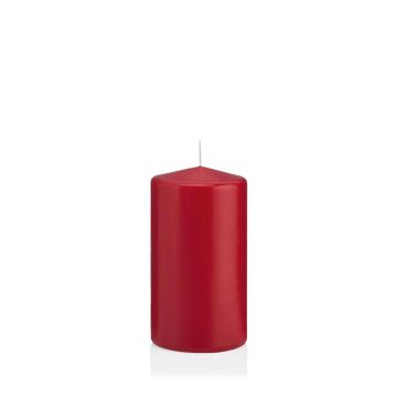 Laternenkerze MAEVA, Stumpen, dunkelrot, 13cm, Ø7cm, 52h - Made in Germany Laternenkerze MAEVA, Stumpen, dunkelrot, 13cm, Ø7cm, 52h - Made in Germany