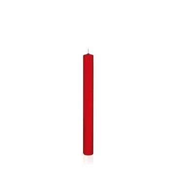 Leuchter Kerze TARALEA, rot, 25cm, Ø2,3cm, 14h - Made in Germany