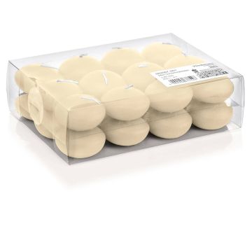 24er Set Schwimmende Kerzen ORNELLA, creme, Ø4,5cm, 4h 24er Set Schwimmende Kerzen ORNELLA, creme, Ø4,5cm, 4h