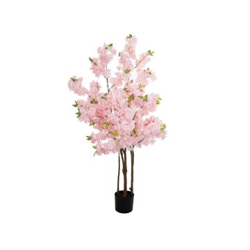 Künstlicher Kirschblütenbaum VICTORIAH, Kunststämme, Blüten, rosa, 160cm