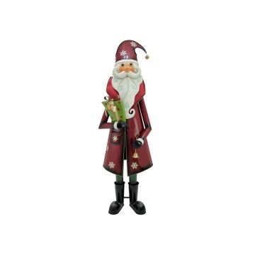 Dekofigur Weihnachtsmann JOSEPH mit Geschenk, 195cm