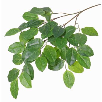 Künstlicher Banyan Feigen Zweig FARY, grün, 65cm
