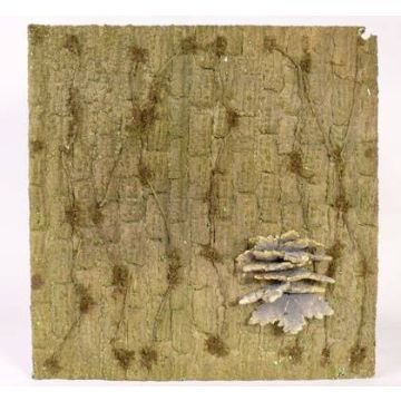 Rindenmatte Styropor NAKIR, braun, 46x48cm Rindenmatte Styropor NAKIR, braun, 46x48cm