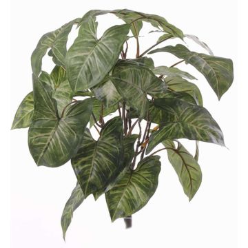 Syngonium künstlich RUBEN auf Steckstab, grün-weiß, 40cm