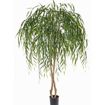 Künstliche Trauerweide GWENDOLIN, Naturstämme, grün, 180cm