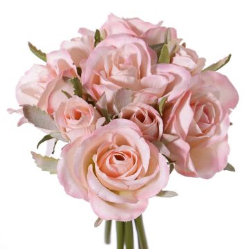 Künstlicher Rosenstrauß ROSILA, rosa, 20cm, Ø15cm Künstlicher Rosenstrauß ROSILA, rosa, 20cm, Ø15cm