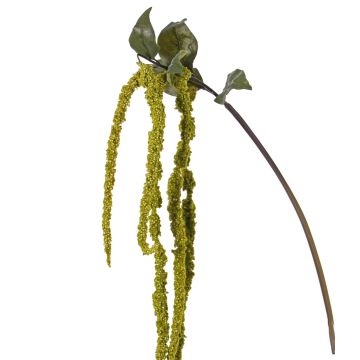 Plastik Amaranthus Zweig YASIN mit Blüten, grün, 125cm Plastik Amaranthus Zweig YASIN mit Blüten, grün, 125cm