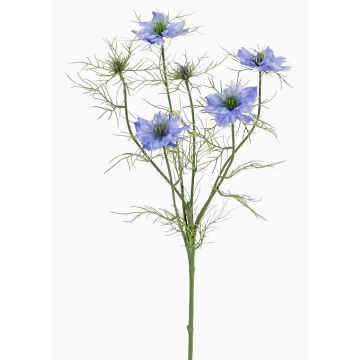 Künstlicher Schwarzkümmel Zweig SEVIN, blau, 65cm, Ø6-7cm