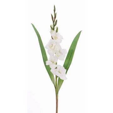 Künstliche Gladiole ELEA, weiß, 80cm, Ø7-9cm Künstliche Gladiole ELEA, weiß, 80cm, Ø7-9cm