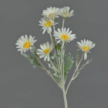 Kunstblumenzweig Margerite LEONIA, weiß, 60cm, Ø6cm Kunstblumenzweig Margerite LEONIA, weiß, 60cm, Ø6cm