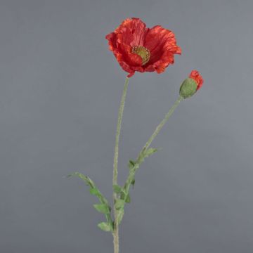 Künstliche Mohnblume LIENTJE, rot, 65cm, Ø10cm Künstliche Mohnblume LIENTJE, rot, 65cm, Ø10cm