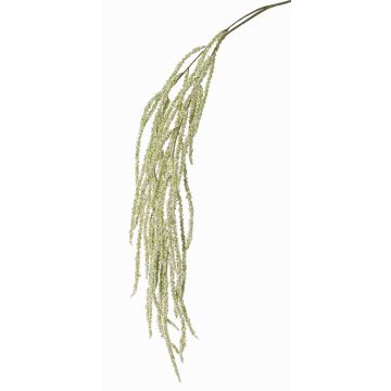Künstlicher Amaranthus Zweig MARGARETE, Blüten, creme, 105cm